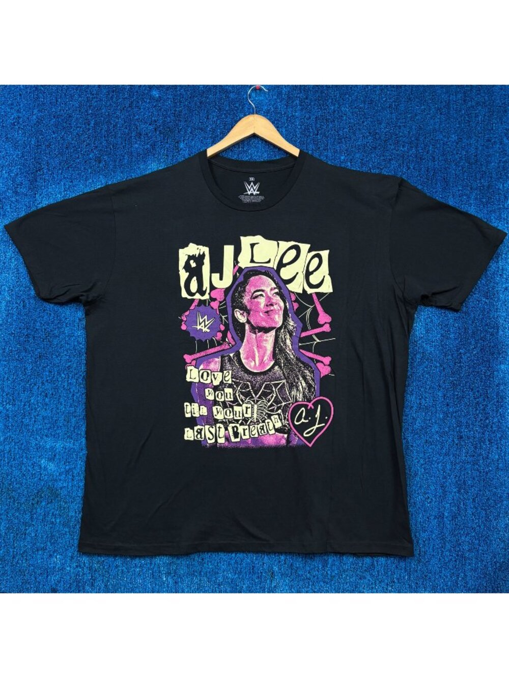 WWE AJ Lee Wrestling T-Shirt Size 3X
